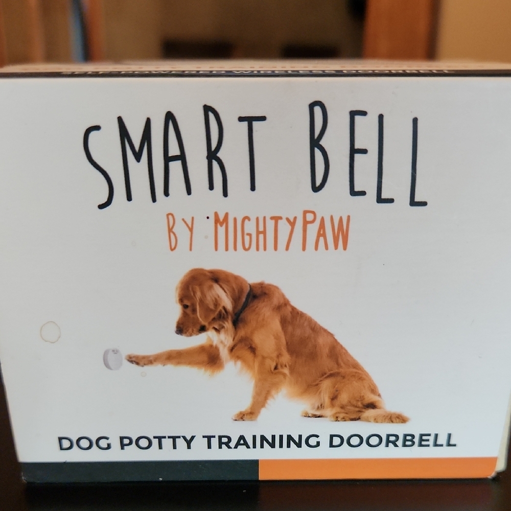 NWOT Smart Bell Dog Potty Training Doorbell - White